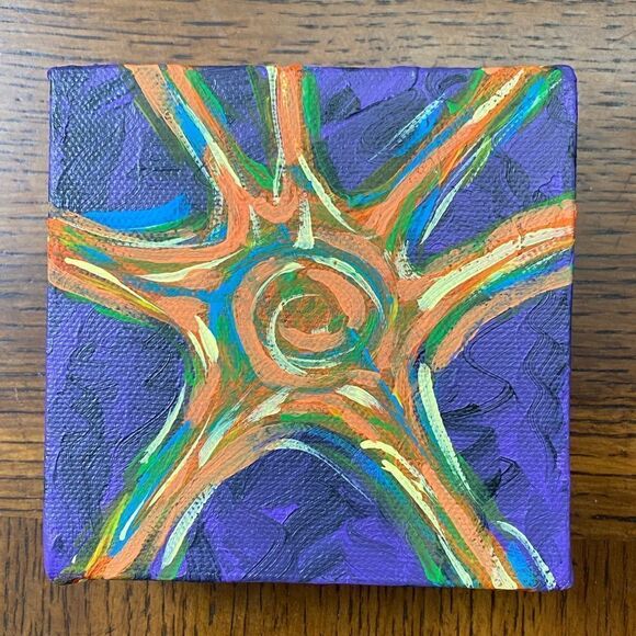 “Neural” Original Painting on Canvas - Picture 3 of 9